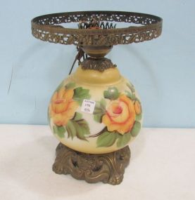 Hand Painted Hurricane Lamp