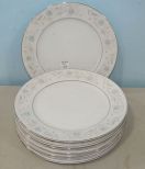 Seven English Garden Dinner Plates