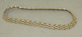 Gold Tone .925 Choker/Necklace