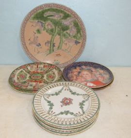 Assorted Collection of Hand Painted Plates