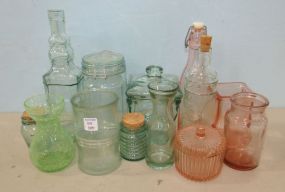 Collection of Glass Jars and Vases
