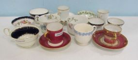 Multi Pattern Cups and Saucers