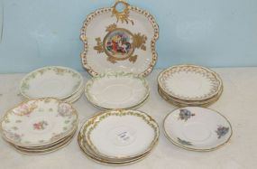 Porcelain China Plates and Saucers