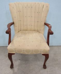 Ball-n-Claw Upholstered Arm Chair