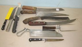 Collection of Carving Knives and Saws