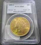 1899 Liberty Head $20 Gold Coin