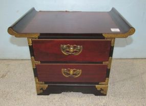 Asian Two Drawer Jewelry Box