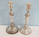 Fisher Weighted Sterling Candle Holders
