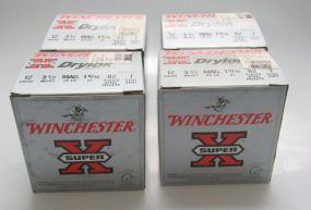 Four Boxes of Winchester Super X 12 Gauge Mag
