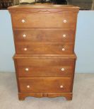 Modern Five Drawer Maple Chest