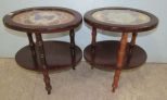 Pair of Brazilian Butterfly Side Table