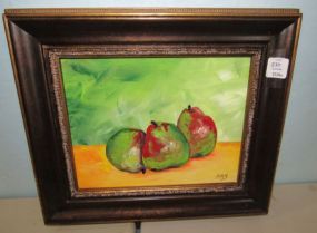 Oil Painting Still Life of Apples