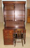 Ethan Allen Pine Desk Hutch & Chair