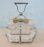 Sheffield Silver Plate Cruet Set