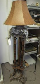 Decor Resin Elephant Head Floor Lamp