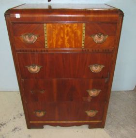 1930s-40s Waterfall Depression Era Chest of Drawers