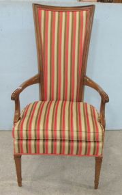 Statesville Chair Co. French High Back Arm Chair