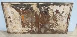 Vintage Painted Rustic Wall Art Panel