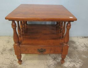 Ethan Allen Maple Side Table