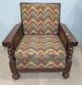Vintage Cane Mahogany Arm Chair