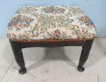 Small Vintage Upholstered Ottoman