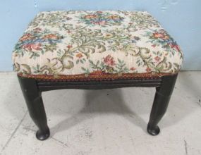 Small Vintage Upholstered Ottoman