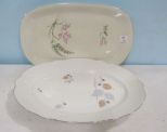 Two Fine China Bavaria Platters