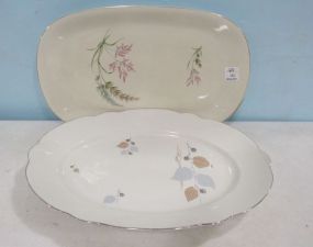 Two Fine China Bavaria Platters