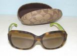 Coach Tortoise Sun Glasses