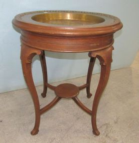 Antique Round Four Leg Side Table