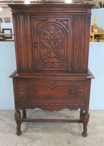 Early 1900's English Oak Cupboard