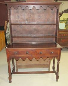 Primitive Style English Welch Cabinet