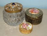 Three Vintage Dresser Boxes