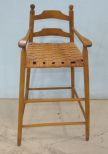 Primitive  Shaker Style Child's High Chair