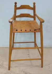 Primitive  Shaker Style Child's High Chair