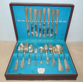 W.M. Rogers Silver Plate Flatware in Box