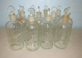Twelve Acetic Acid Dilute Bottles