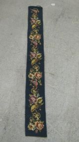 Victorian Needlepoint Bell Pull with Birds