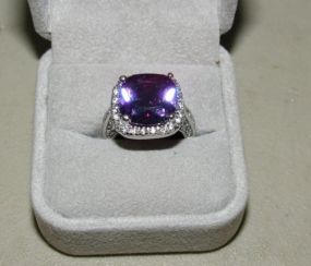 Amethyst Style Ring