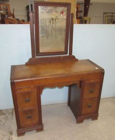 Small Vintage Depression Era Waterfall Vanity