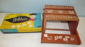 AFT Toys Child's Step and Yahtzee Board Game
