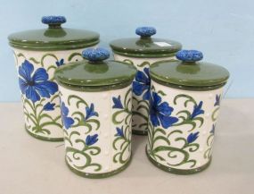 Hand Painted Poppytrail Spice Jars