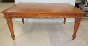 Modern Maple Finish Dining Table