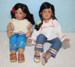 Danbury Mint Porcelain Dolls