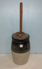 Vintage Stoneware Butter Churn Crock