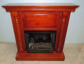 Wood Reproduction Fireplace Display Kit
