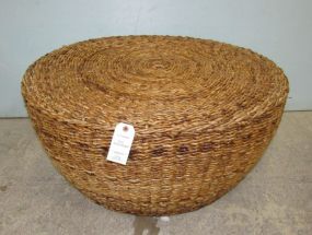 Indonesian Woven Coffee Table