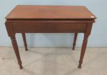 Vintage Mahogany Lift Top Game Table