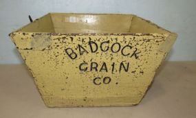 Badcock Grain Co. Painted Storage Bin