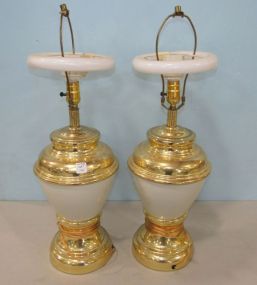 Pair of Decor Brass Table Lamps